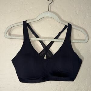 Lululemon black cross back wireless bra